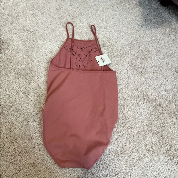 NWT Free People Intimately Womens Pink Solstice Bodysuit Size XS/S L68859 - Picture 5 of 8